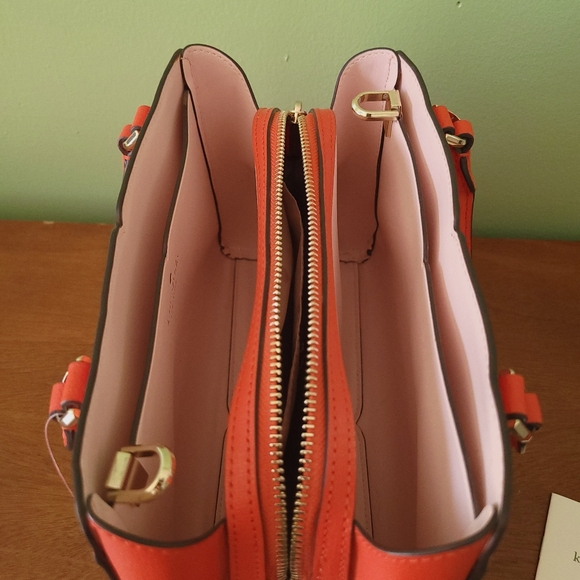 NWT Kate Spade Blood Orange Handbag and Crossbody - Picture 11 of 13